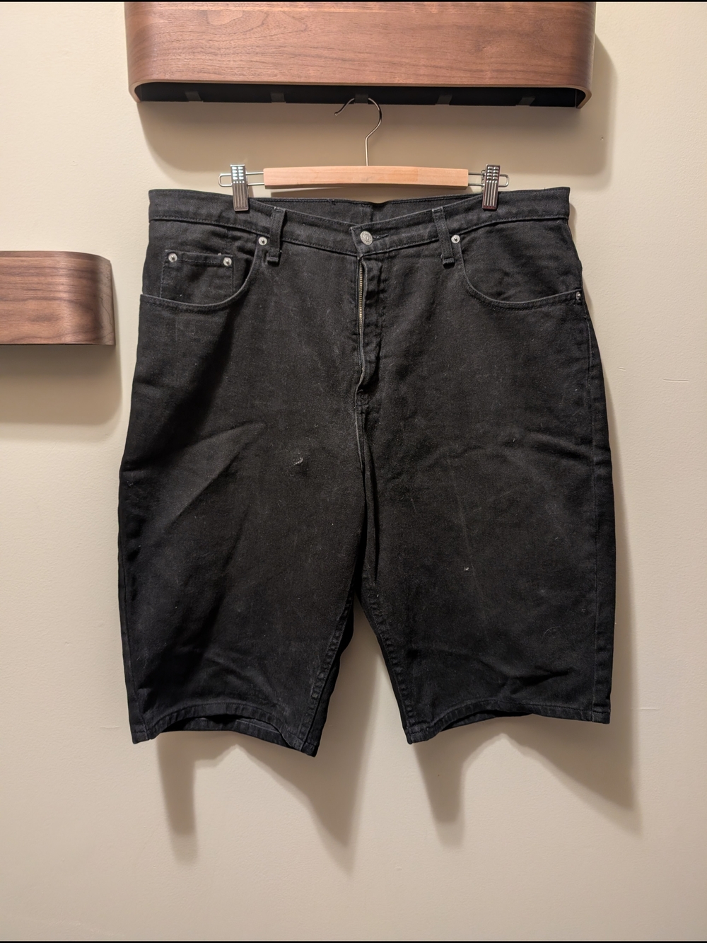 Men's Ralph Lauren Polo Black Denim Shorts